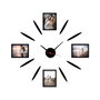Wallity Reloj Decorativo SCS06 de MDF 50 x 50 cm para Decoración del Hogar Elegante y Sofisticada